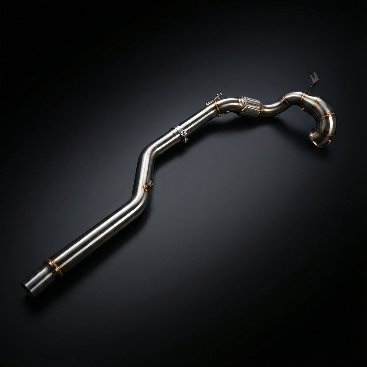 VW Golf R (Mk8) / Tiguan R / Audi S3 (8Y) 2020+ EA888 Evo4 2.0T Catless Downpipe (SS304) | AME Motorsport