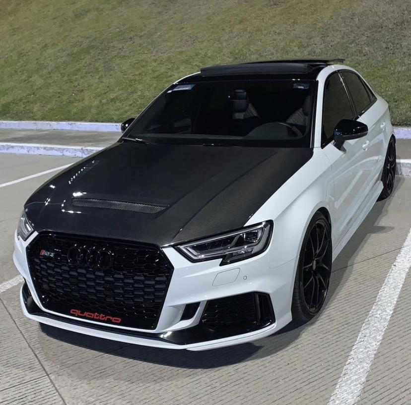 CMST Carbon Fiber Hood Bonnet Ver.1 for Audi RS3 2018-2020 & 2014-2020 A3 & A3 S Line & S3