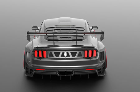 Robot "DAWN & DUSK" Swan Neck Thor GT Wing For Ford Mustang S550 S550.1 S550.2 GT EcoBoost V6