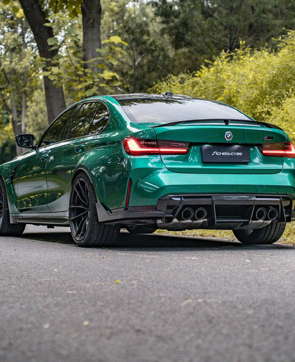 AchenCybe Rear Spoiler V1 - BMW 3 Series LCI (G20) - Alternate View
