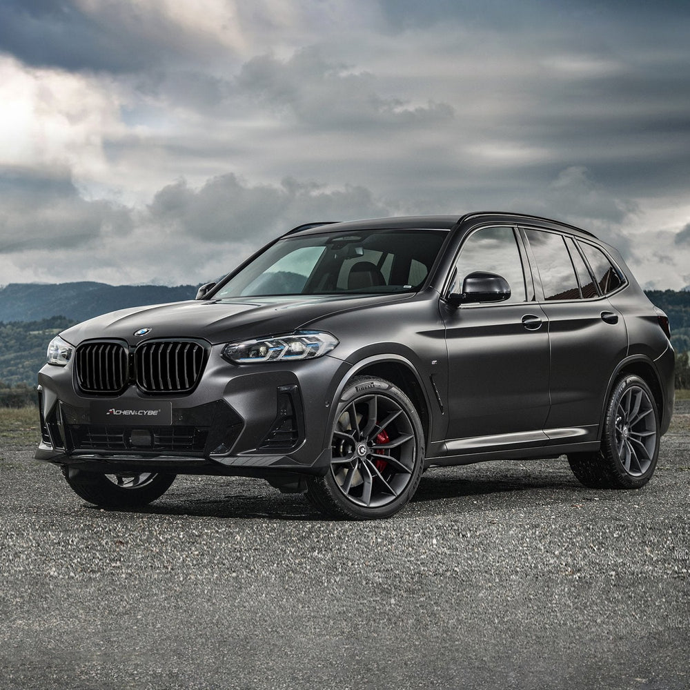 AchenCybe Front Lip Spoiler - 3 Piece - BMW X3/X4 (G01/G02 LCI)