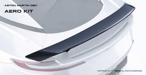 Paktechz Aston Martin DB11 Carbon Fiber Body Kit - Rear Spoiler