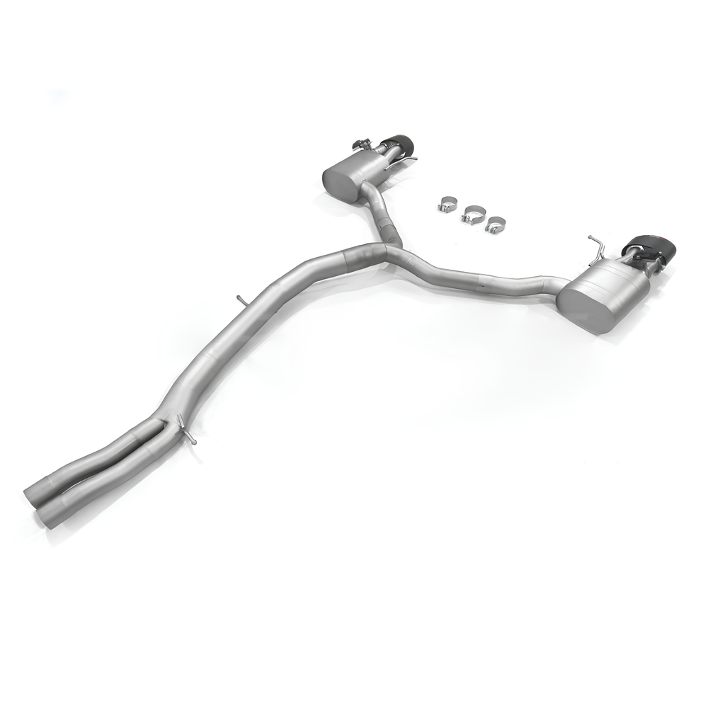 AME Valvetronic Titanium EXHAUST CATBACK For audi 2018~2019 RS5 F5 RS4 8W B9 2.9T TFSI Titanium muffler exhaust pipes