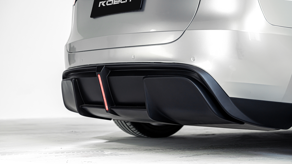 Robot "Crypton" Rear Diffuser For Tesla Model Y - Carbon Fiber or FRP
