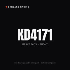 Barbaro Racing KD4171 front brake pads