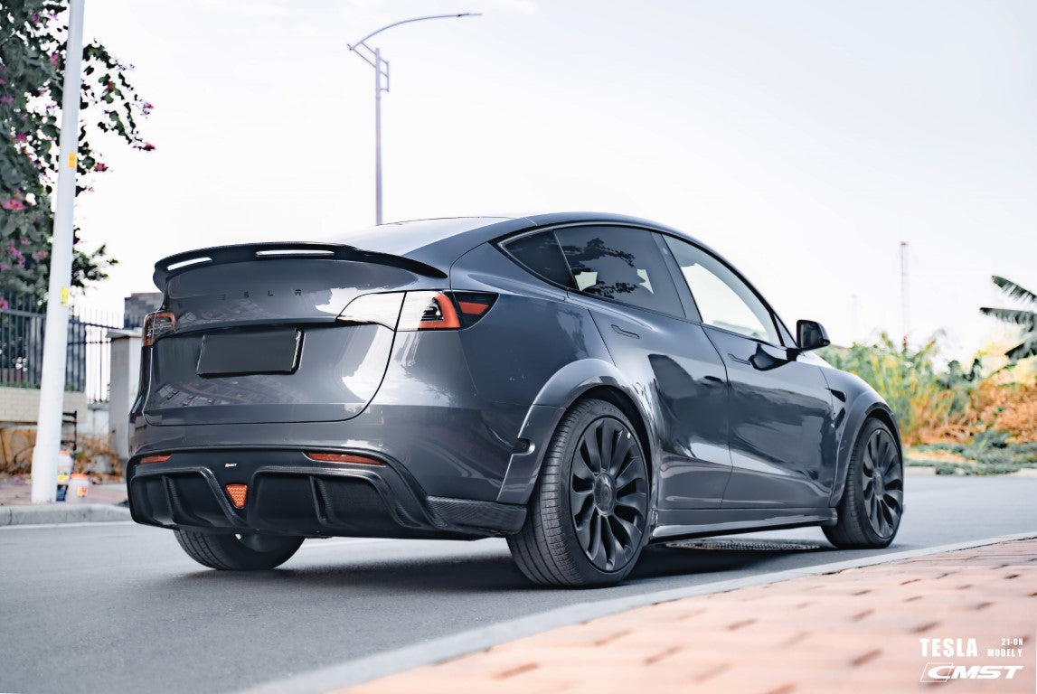 CMST Carbon Fiber Rear Diffuser Ver.2 for Tesla Model Y