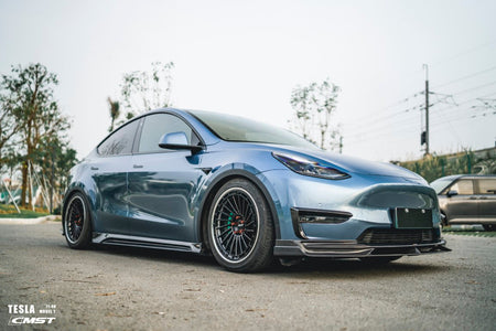 New Release! CMST Carbon Fiber Side Skirts Ver.2 for Tesla Model Y