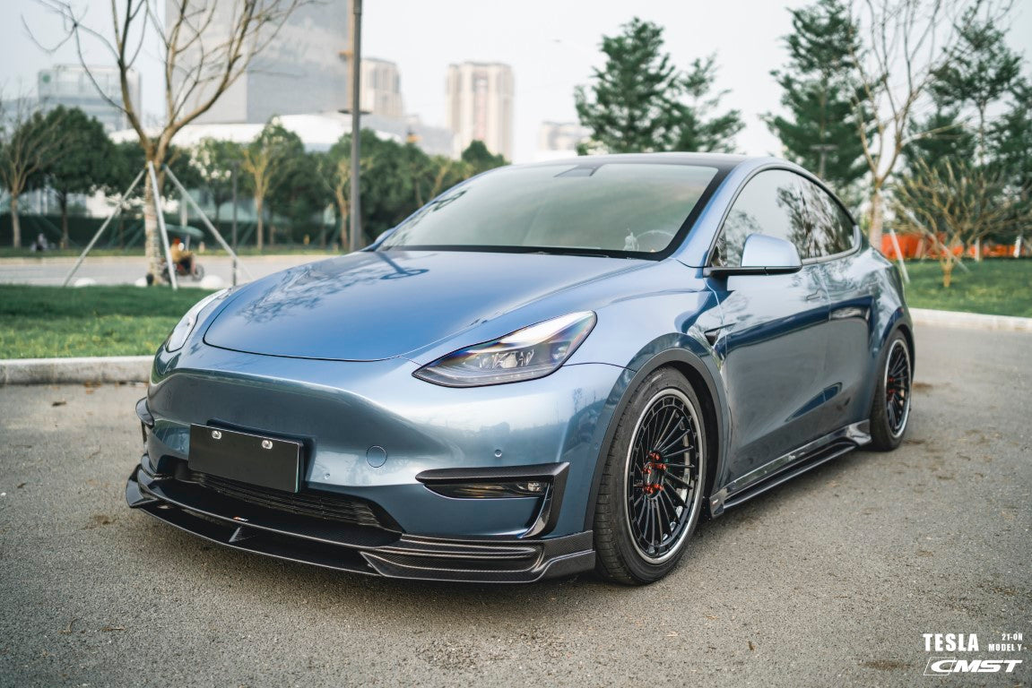 New Release! CMST Carbon Fiber Side Skirts Ver.2 for Tesla Model Y