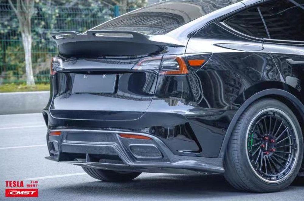New Release! CMST Carbon Fiber Rear Diffuser Ver.3 for Tesla Model Y