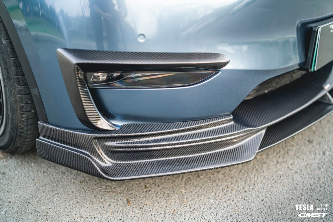 New Release! CMST Carbon Fiber Upper Valences Ver.2 for Tesla Model Y