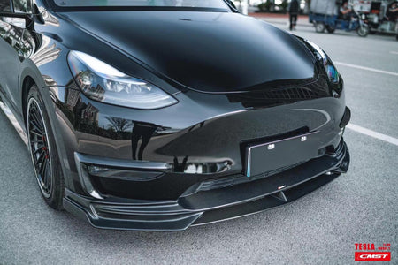 New Release! CMST Carbon Fiber Front Lip Ver.3 for Tesla Model Y