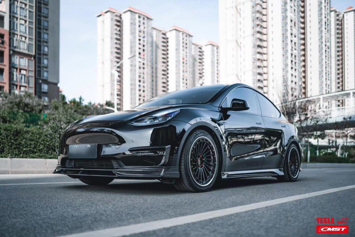 New Release! CMST Carbon Fiber Side Skirts Ver.2 for Tesla Model Y