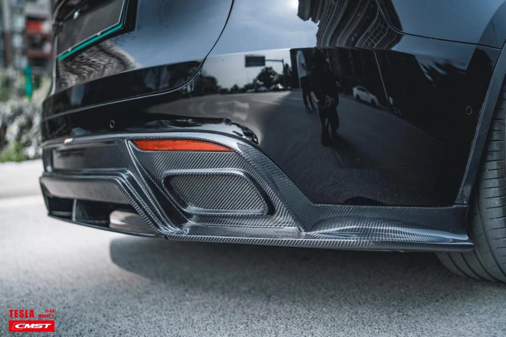 New Release! CMST Carbon Fiber Rear Diffuser Ver.3 for Tesla Model Y