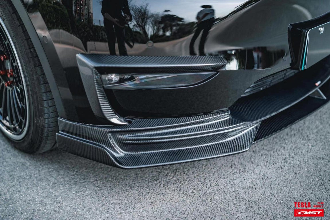 New Release! CMST Carbon Fiber Upper Valences Ver.2 for Tesla Model Y