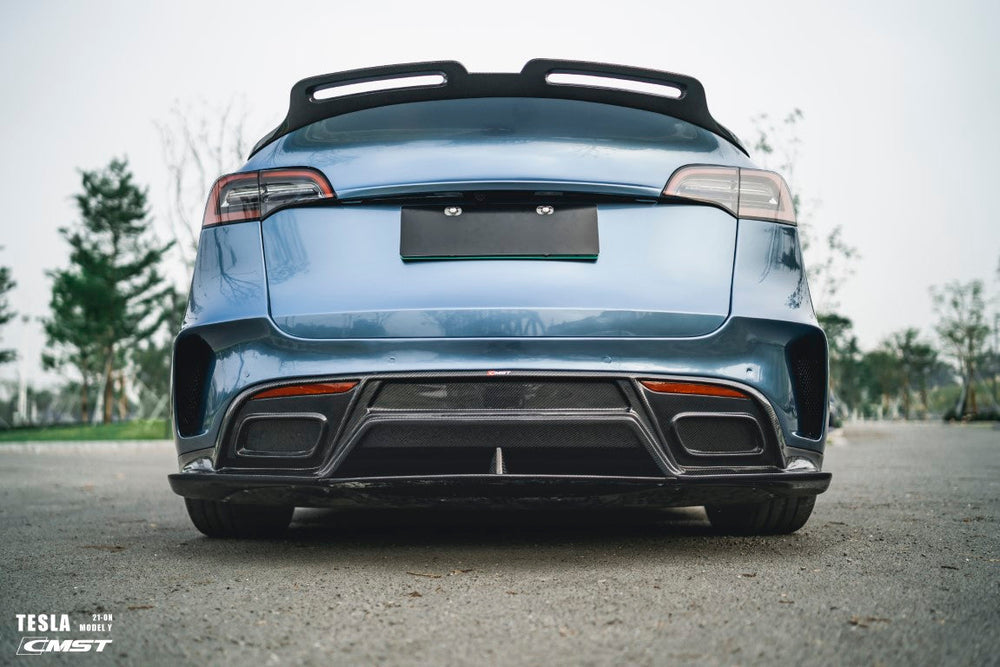 New Release! CMST Carbon Fiber Rear Diffuser Ver.3 for Tesla Model Y