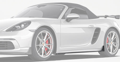 Paktechz Porsche 718 Boxster/Cayman 982c Carbon Fiber Body Kit - Side Skirts