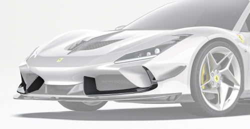 Paktechz Ferrari F8 Tributo/Spider Carbon Fiber Body Kit - Front Air Intakes
