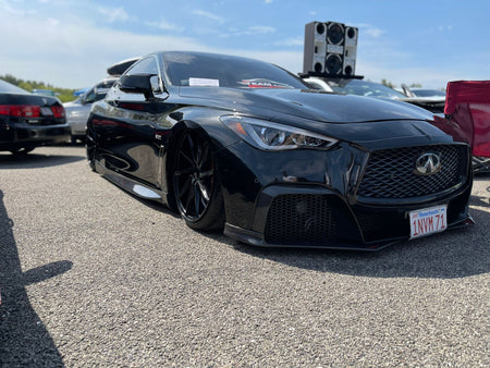 CMST Carbon Fiber Front Bumper & Front Lip for Infiniti Q60 to Project Black S concept 2017-2022