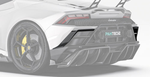Paktechz Lamborghini Huracan EVO Carbon Fiber Body Kit - Rear Canards