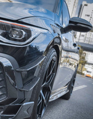 CMST Carbon Fiber Front Bumper Canards for Volkswagen GTI MK8