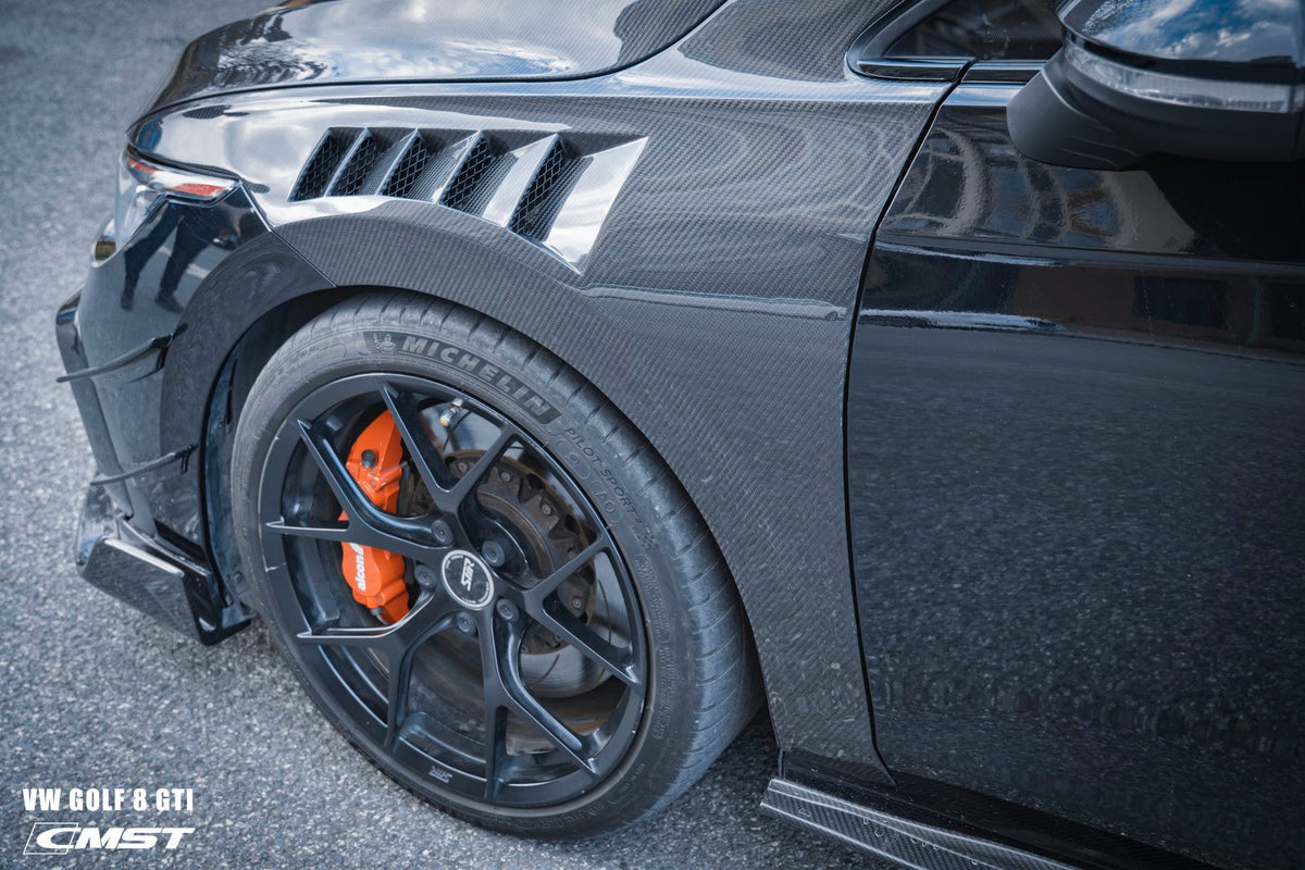 CMST Carbon Fiber Front Fenders for Volkswagen GTI & Golf R MK8