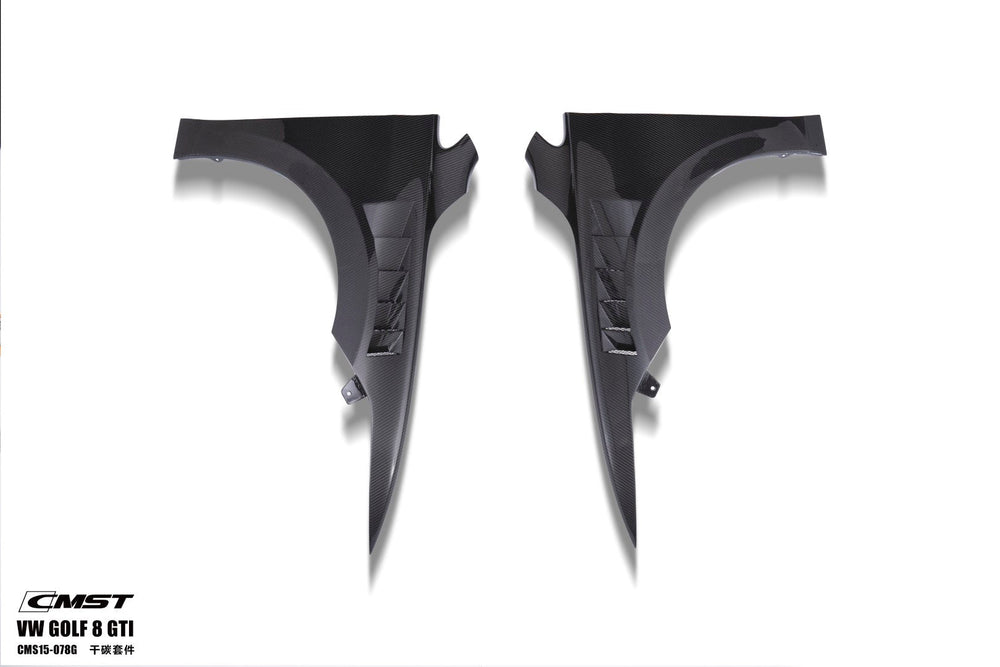 CMST Carbon Fiber Front Fenders for Volkswagen GTI & Golf R MK8