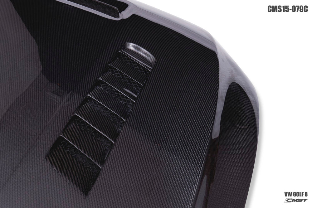 CMST Carbon Fiber Hood Bonnet Ver.1 for Volkswagen Golf & GTI & Golf R MK8
