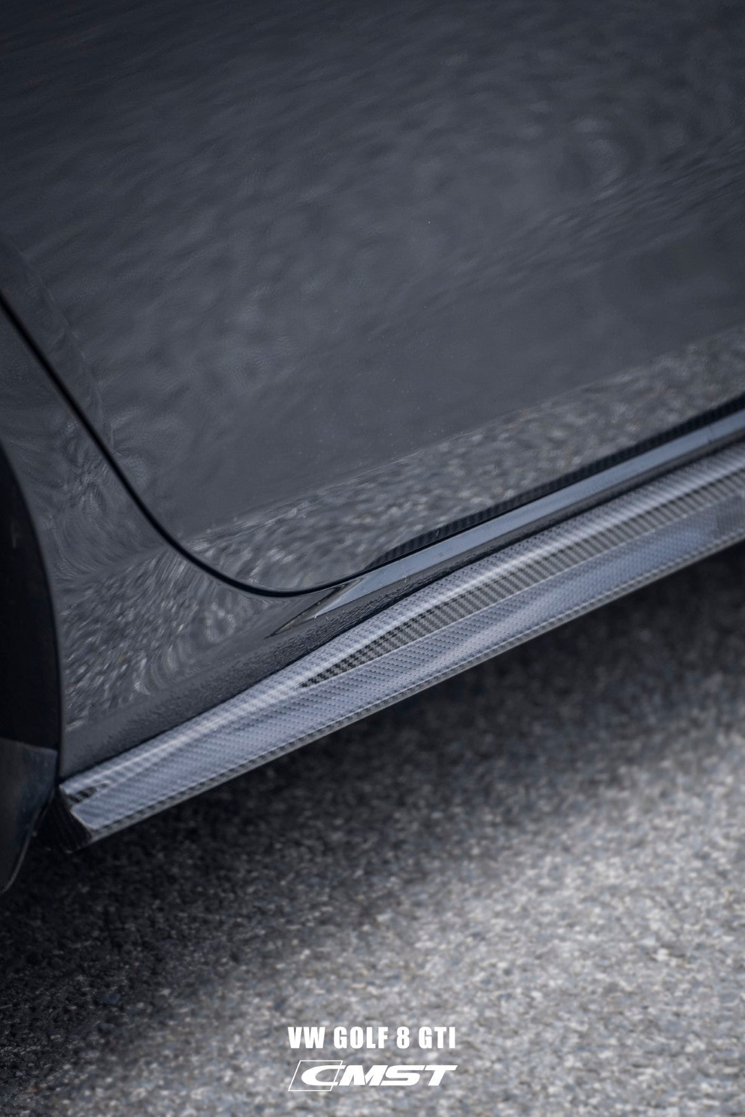 CMST Carbon Fiber Side Skirts for Volkswagen GTI MK8