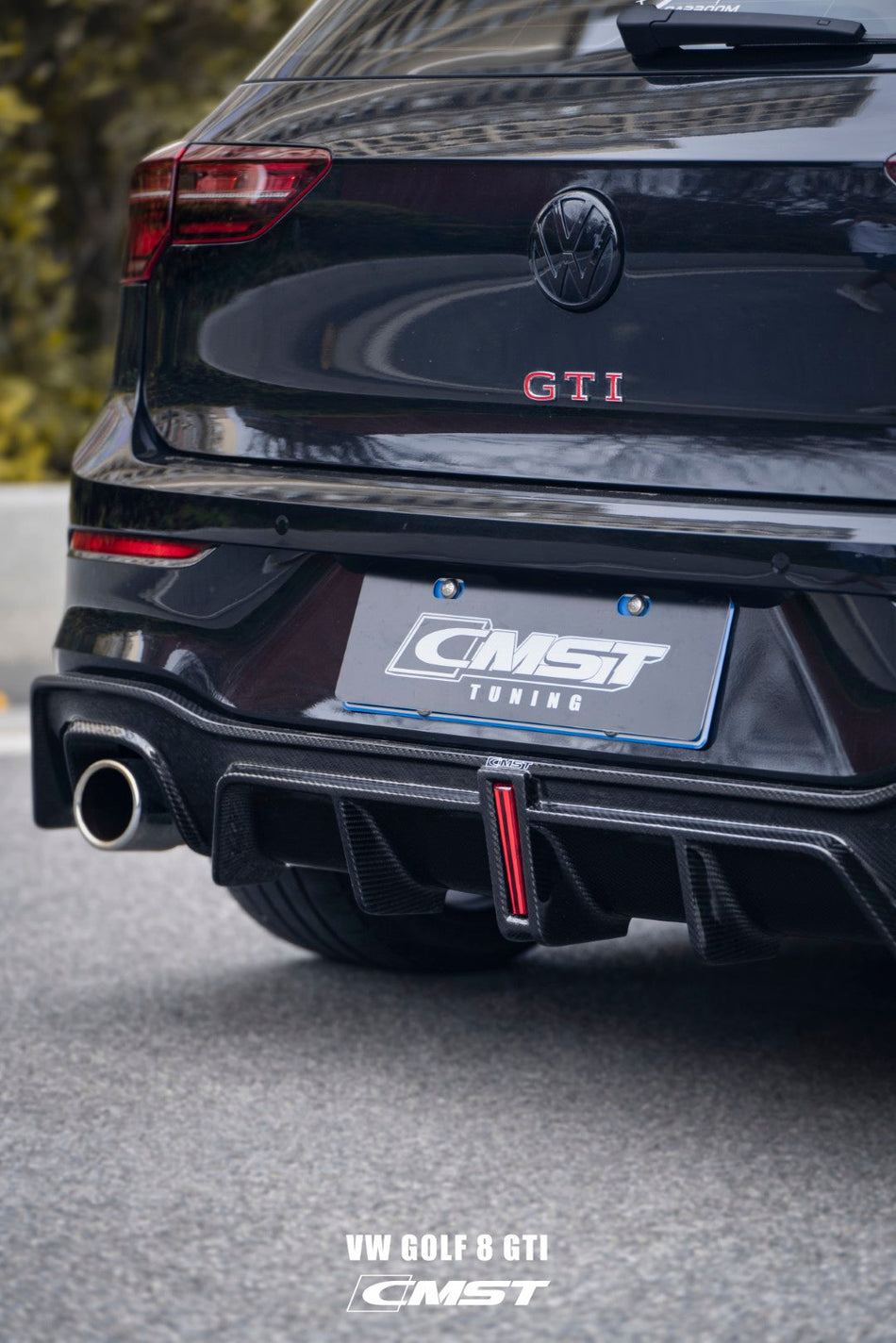 CMST Carbon Fiber Rear Diffuser for Volkswagen GTI MK8
