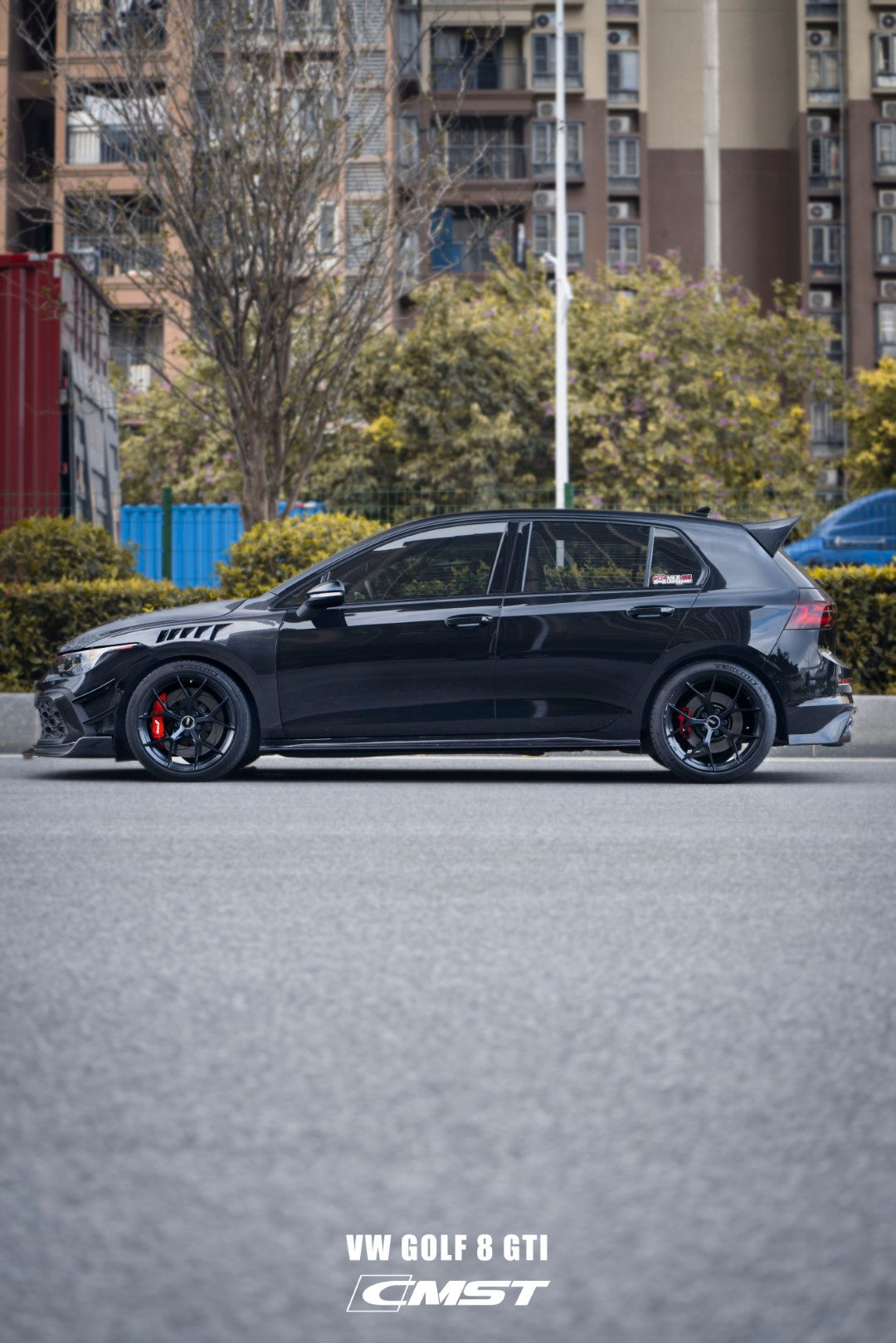 CMST Carbon Fiber Side Skirts for Volkswagen GTI MK8