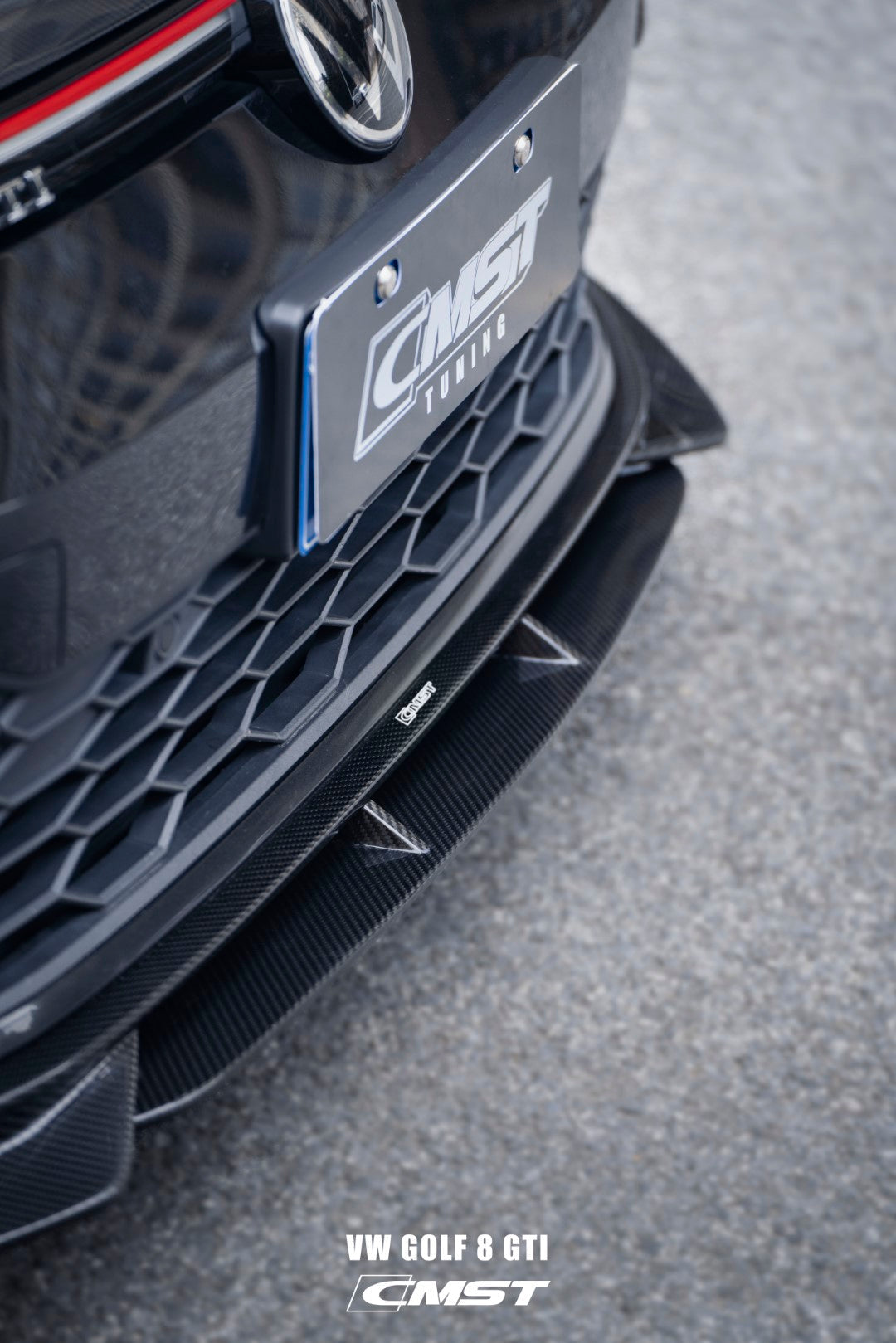 CMST Carbon Fiber Front Splitter for Volkswagen GTI MK8