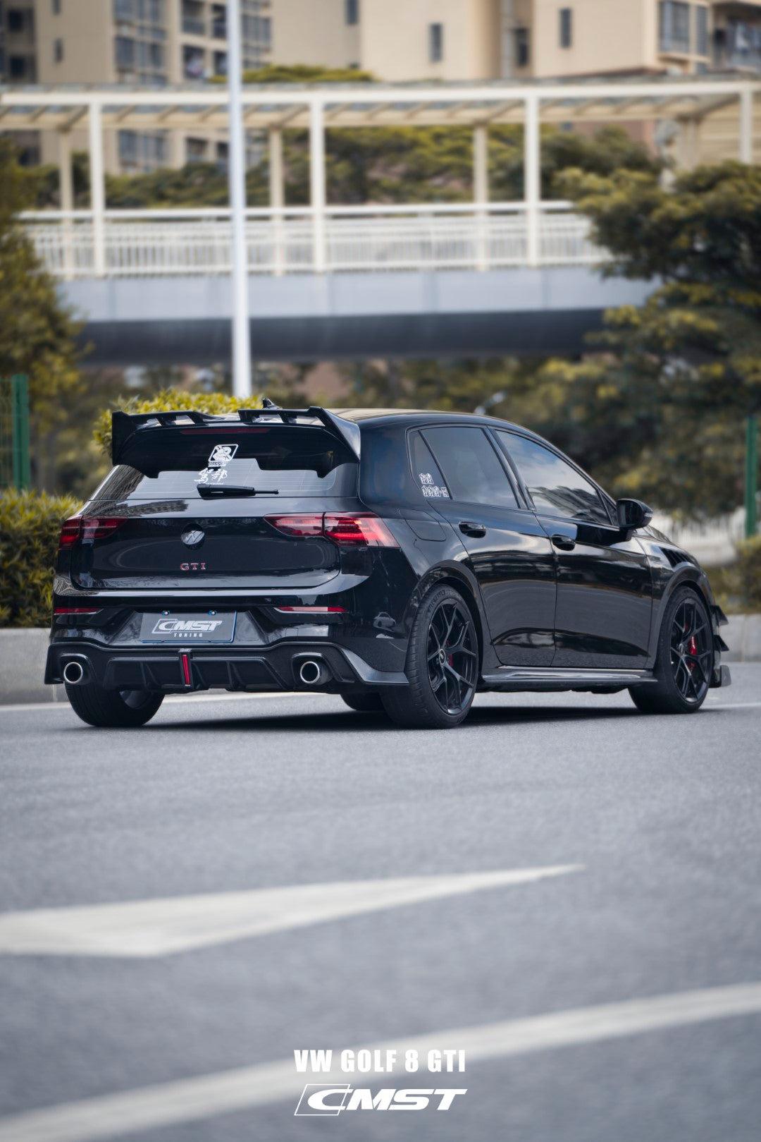 CMST Carbon Fiber Rear Diffuser for Volkswagen GTI MK8