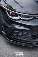 CMST Carbon Fiber Front Bumper Canards for Volkswagen GTI MK8