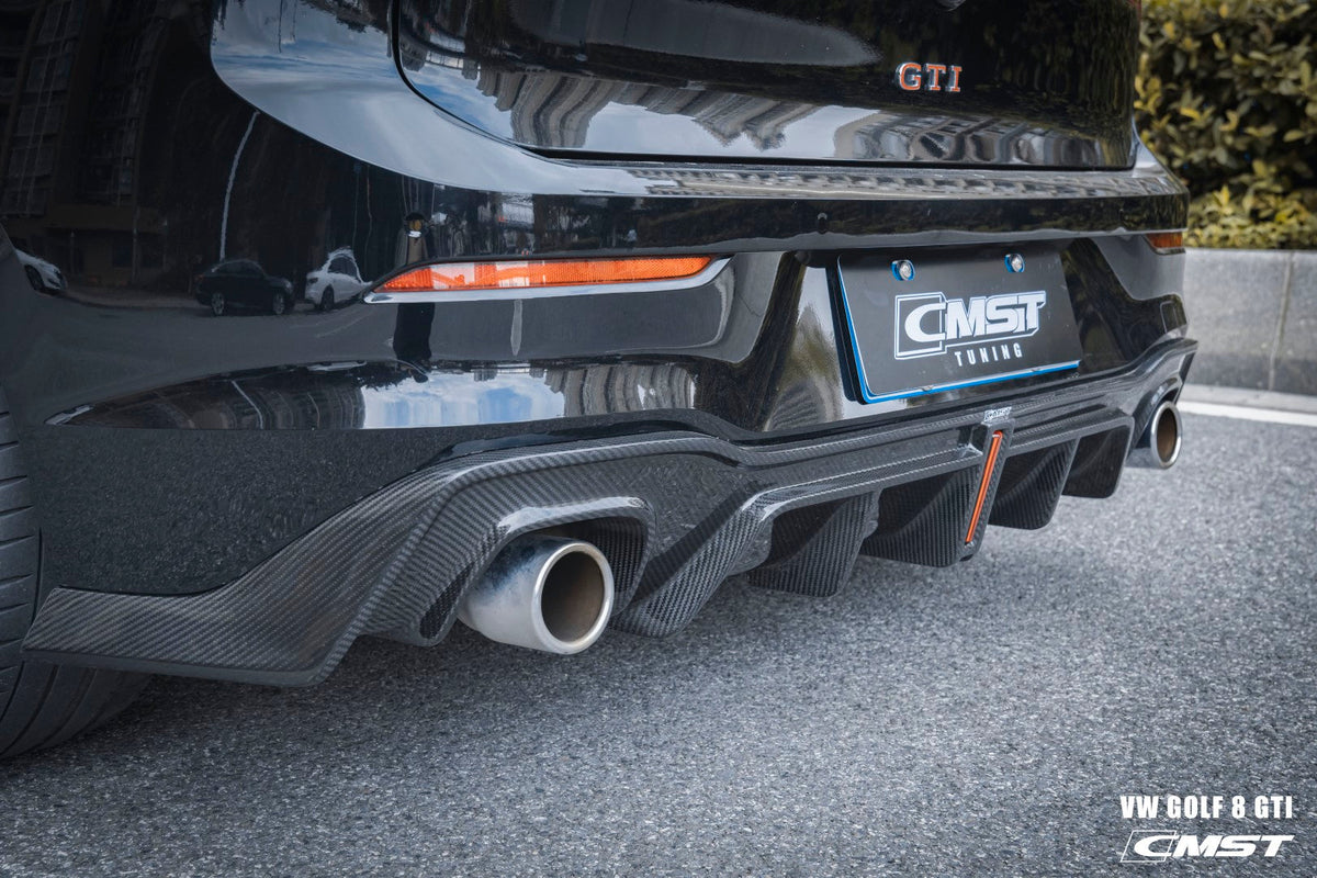 CMST Carbon Fiber Rear Diffuser for Volkswagen GTI MK8