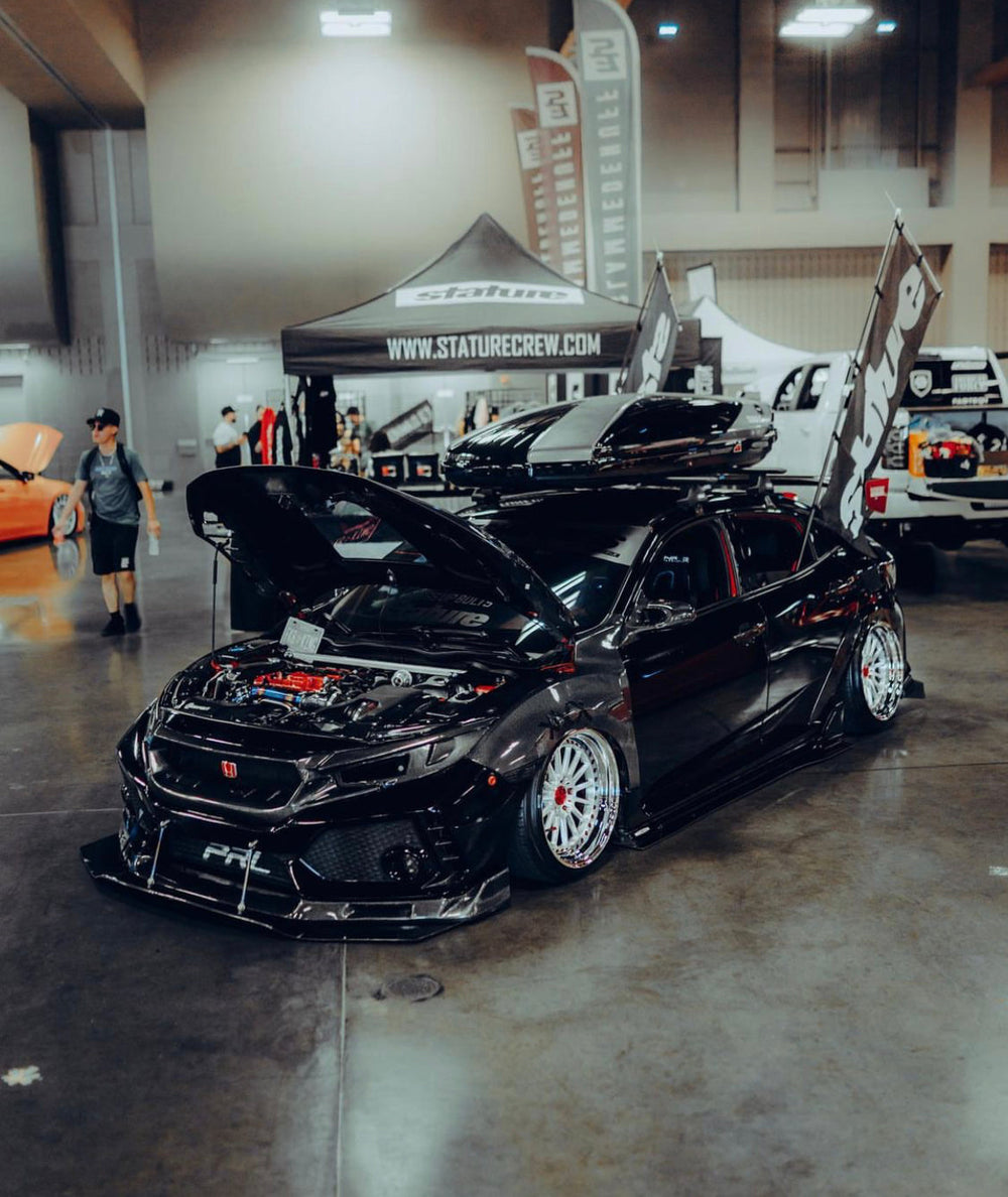 CMST Carbon Fiber Glass Transparent Hood for Honda FK8 Type-R & 10th Gen Civic