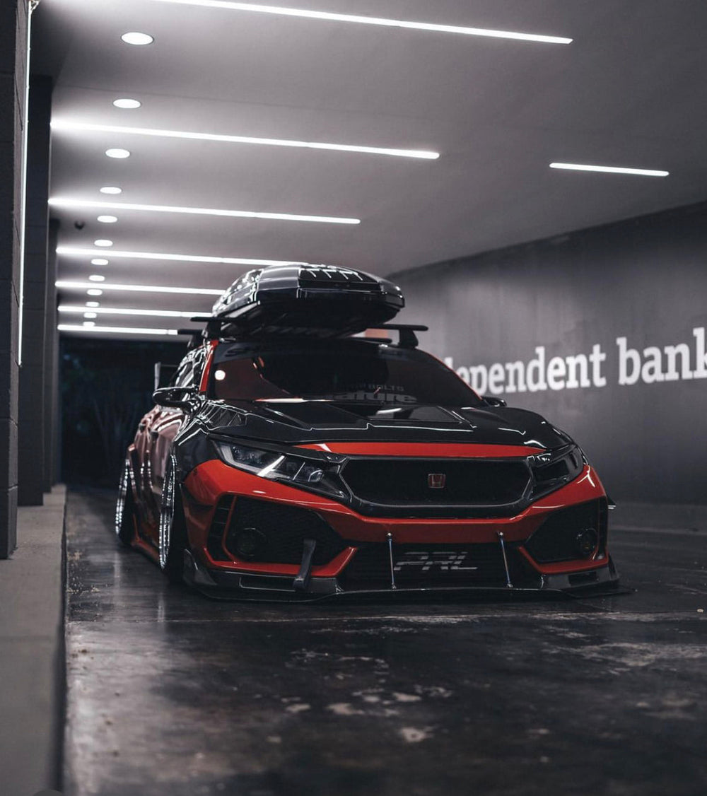 CMST Carbon Fiber Glass Transparent Hood for Honda FK8 Type-R & 10th Gen Civic