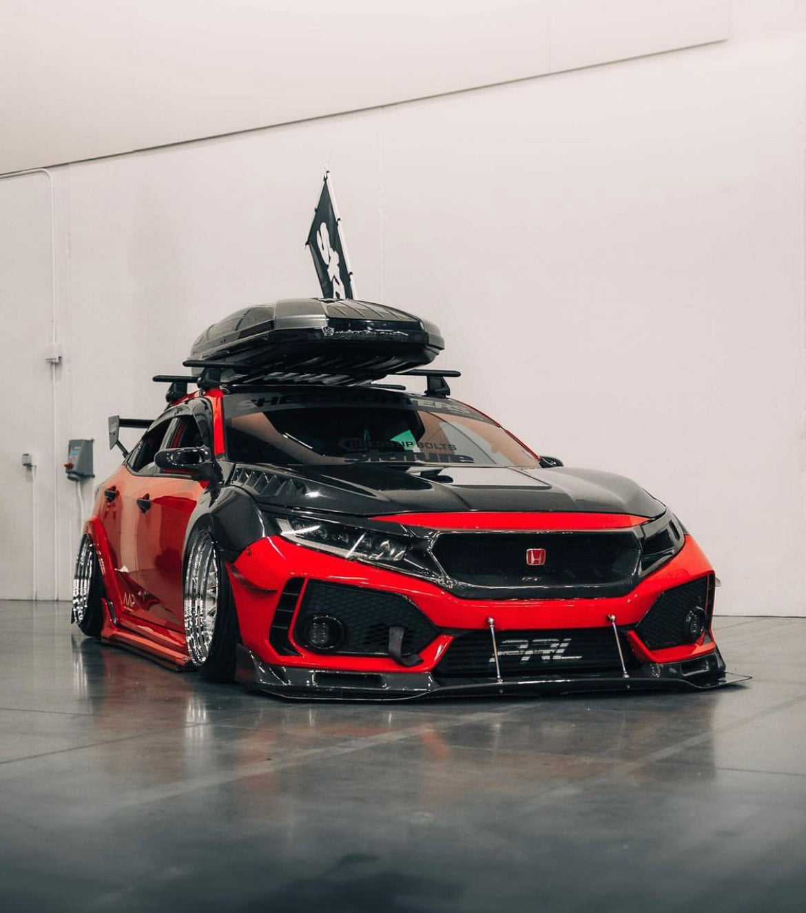 CMST Carbon Fiber Glass Transparent Hood for Honda FK8 Type-R & 10th Gen Civic