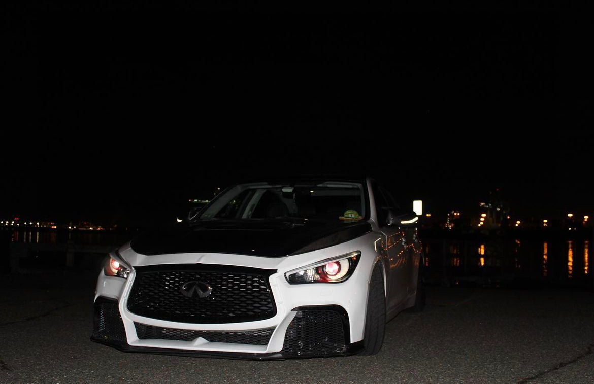 CMST Full Body Kit for Infiniti Q50 to Project Black S Concept 2014-2022