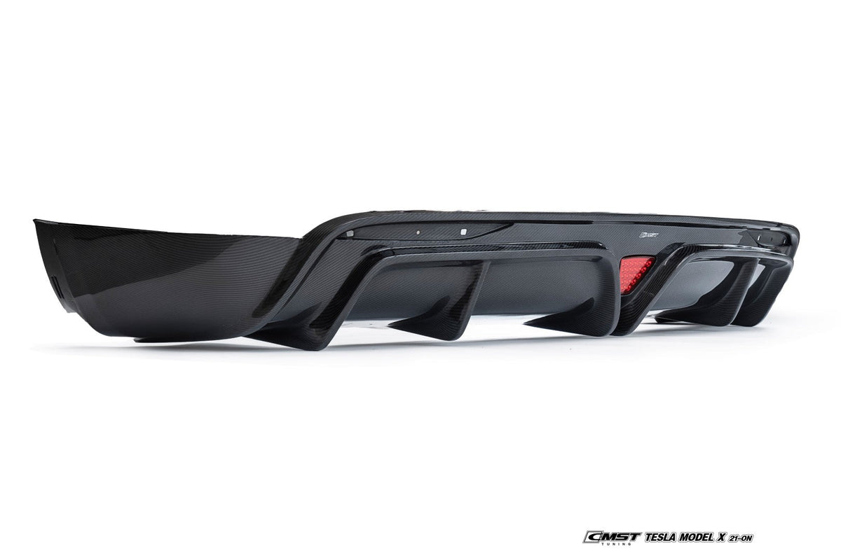 CMST Carbon Fiber Rear Diffuser for Tesla Model X 2022-ON