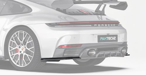 Paktechz Porsche 911 992.2 Carbon Fiber Body Kit - .2 Rear Side Splitter