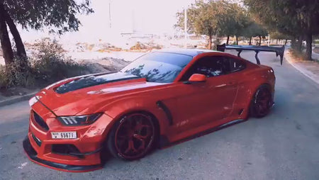 Robot  "STORM" Widebody Wheel Arches & Side Skirts For Ford Mustang S550.1 S550.2 GT EcoBoost V6