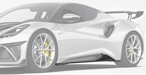Paktechz Lotus EMIRA Carbon Fiber Body Kit - Side Skirts