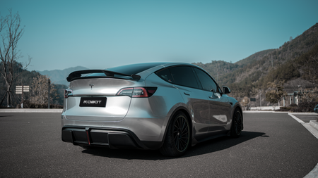 Robot "Crypton" Side Skirts For Tesla Model Y - Carbon Fiber or FRP