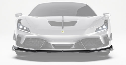 Paktechz Ferrari F8 Tributo/Spider Carbon Fiber Body Kit - Lower Front Lip