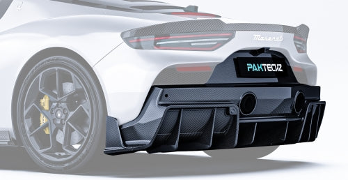 Paktechz Maserati MC20 Carbon Fiber Body Kit - Rear Diffuser