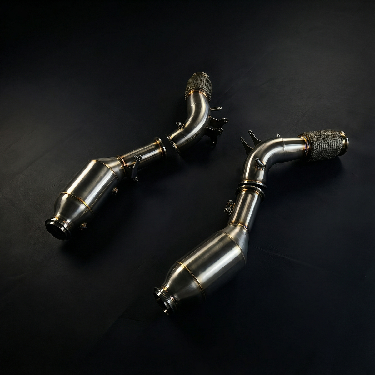 Maserati MC20 2020+ 3.0T V6 Nettuno Catless Downpipes (SS304) | AME Motorsport