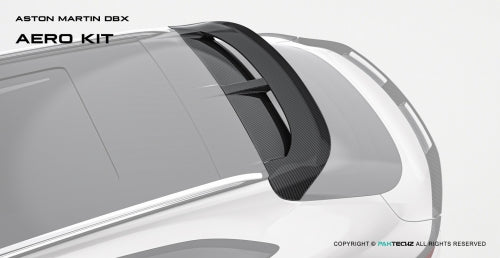 Paktechz Aston Martin DBX Carbon Fiber Body Kit - Rear Spoiler