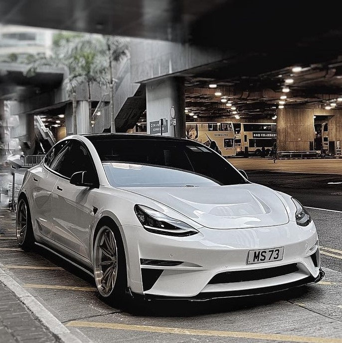 Robot "Crypton"  Front Bumper & Front Lip For Tesla Model 3