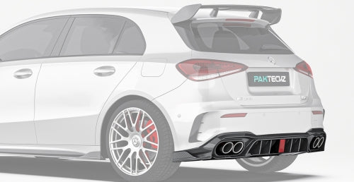 Paktechz Mercedes-Benz A45 W177 Carbon Fiber Body Kit - Rear Diffuser Ver.2