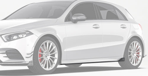 Paktechz Mercedes-Benz A35 W177 Carbon Fiber Body Kit - Side Skirts